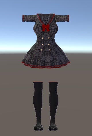 【無料】ティコ・ポプリ用 セーラーワンピース衣装