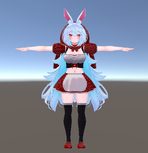 【無料】ティコ・ポプリ用 赤ずきん風衣装