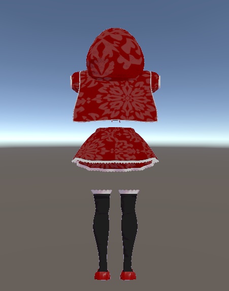 【無料】ティコ・ポプリ用 赤ずきん風衣装