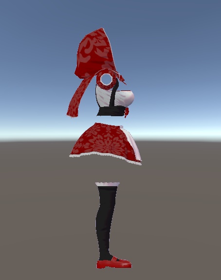 【無料】ティコ・ポプリ用 赤ずきん風衣装
