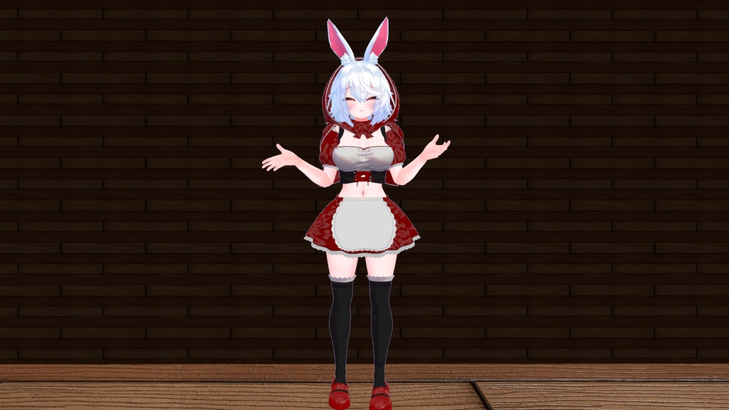 【無料】ティコ・ポプリ用 赤ずきん風衣装