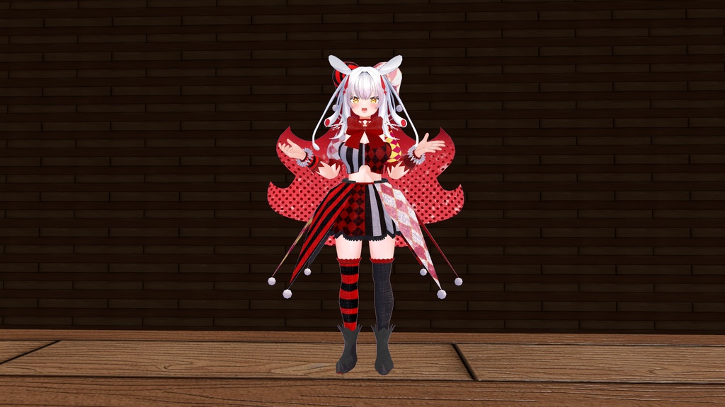 【無料】ティコ・ポプリ用 道化師風衣装