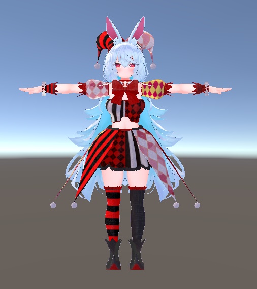 【無料】ティコ・ポプリ用 道化師風衣装