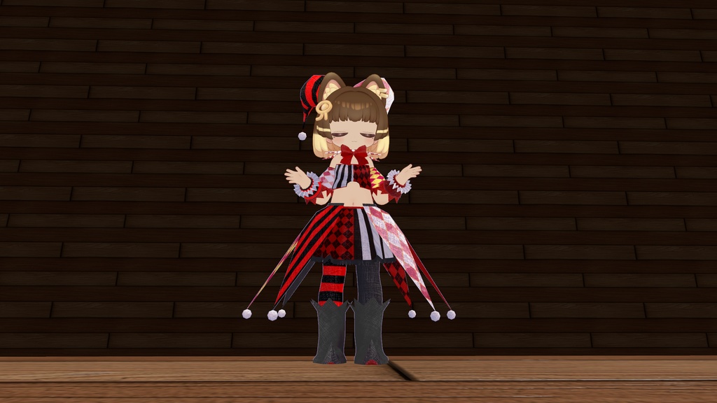 まめふれんず・ウルタラ対応 道化師風衣装