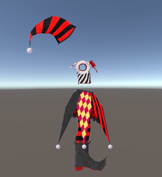 まめふれんず・ウルタラ対応 道化師風衣装