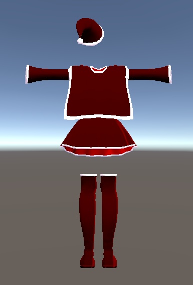 まりも・伊奈波かや・御咲ライネ対応 サンタ風衣装2024