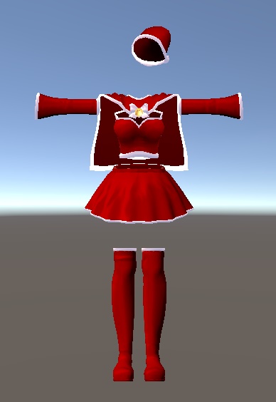 まりも・伊奈波かや・御咲ライネ対応 サンタ風衣装2024