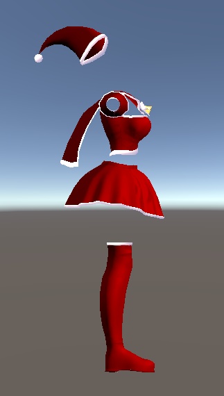 まりも・伊奈波かや・御咲ライネ対応 サンタ風衣装2024