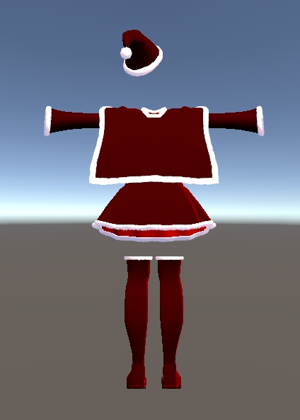 まりも・伊奈波かや・御咲ライネ対応 サンタ風衣装2024