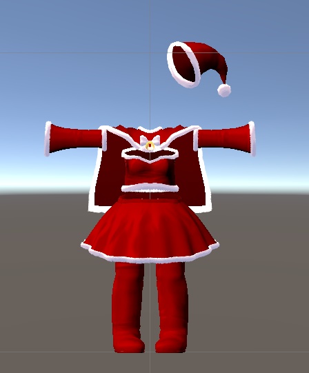 まりも・伊奈波かや・御咲ライネ対応 サンタ風衣装2024