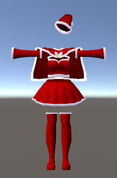 まりも・伊奈波かや・御咲ライネ対応 サンタ風衣装2024