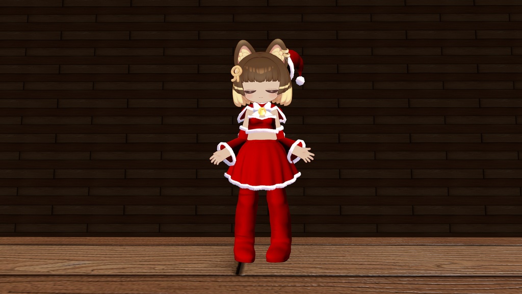 まめふれんず・ウルタラ対応 サンタ風衣装2024