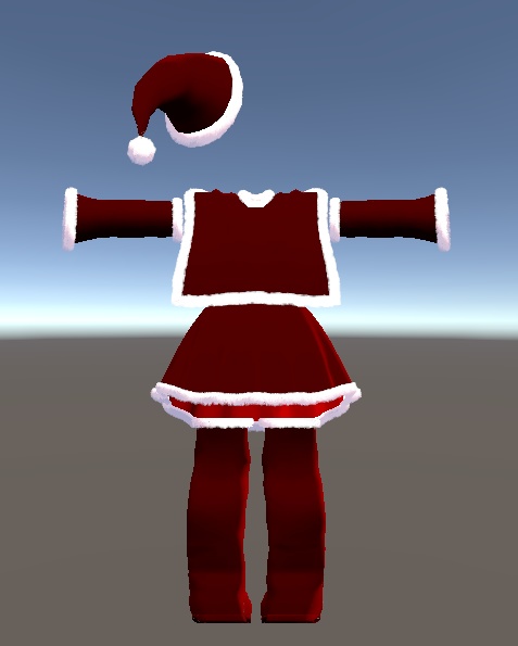 まめふれんず・ウルタラ対応 サンタ風衣装2024