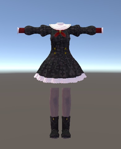 まりも・伊奈波かや・御咲ライネ対応 シスター風ワンピース衣装