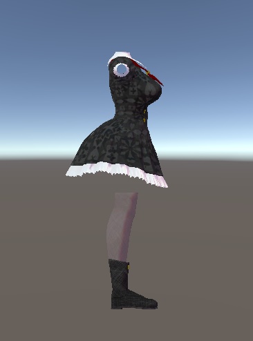 まりも・伊奈波かや・御咲ライネ対応 シスター風ワンピース衣装