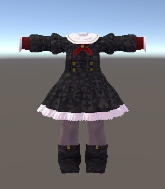 まりも・伊奈波かや・御咲ライネ対応 シスター風ワンピース衣装