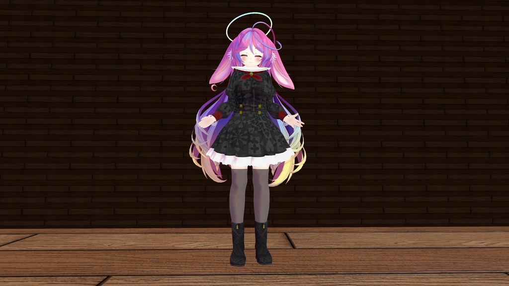 まりも・伊奈波かや・御咲ライネ対応 シスター風ワンピース衣装