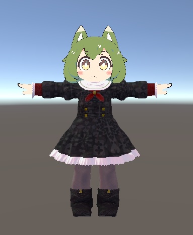 まりも・伊奈波かや・御咲ライネ対応 シスター風ワンピース衣装