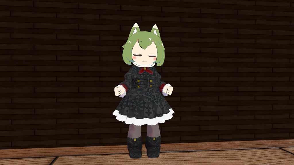 まりも・伊奈波かや・御咲ライネ対応 シスター風ワンピース衣装