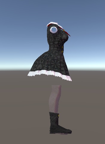 まりも・伊奈波かや・御咲ライネ対応 シスター風ワンピース衣装