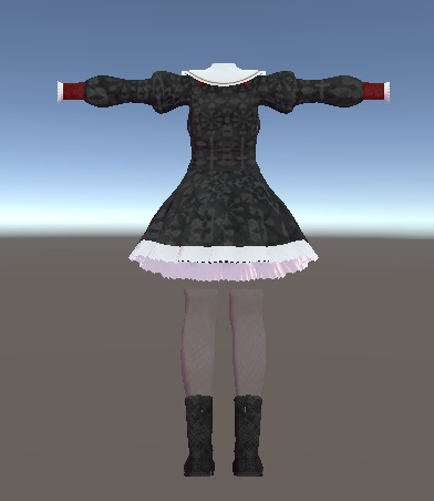 まりも・伊奈波かや・御咲ライネ対応 シスター風ワンピース衣装