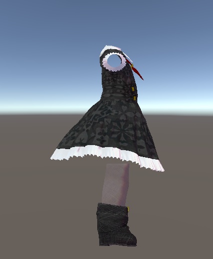 【無料】まめふれんず・ウルタラ対応 シスター風ワンピース