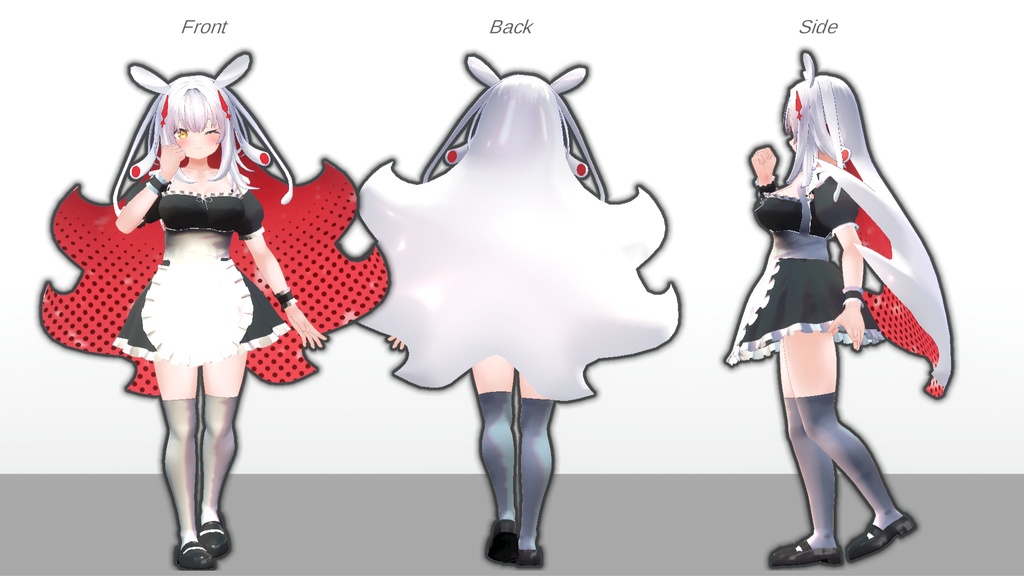 【無料】ティコ・ポプリ用 シンプルなミニメイド服