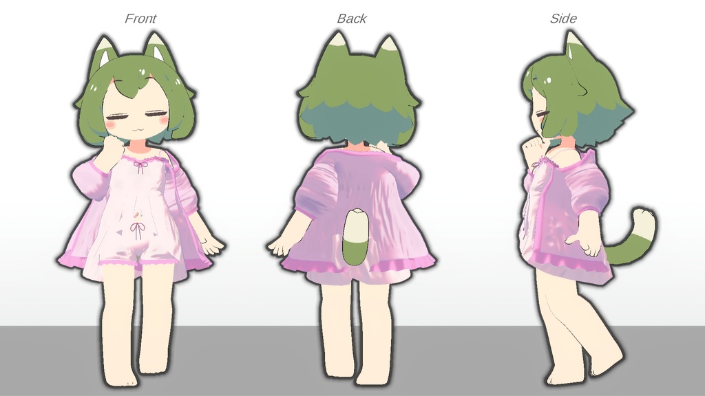 まりも・伊奈波かや・御咲ライネ・ウルタラ・ミルティナ対応 ナイトウェア