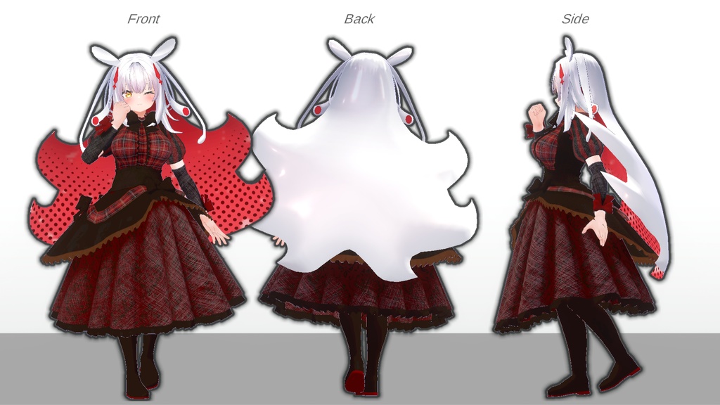 【無料】ティコ・ポプリ用 バレンタインドレス