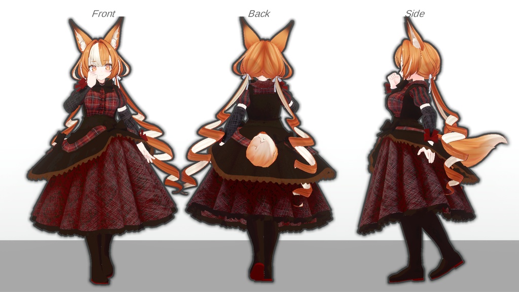 ミルティナ・伊奈波かや・御咲ライネ対応 バレンタインドレス