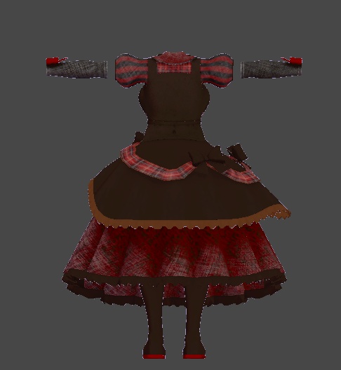 ミルティナ・伊奈波かや・御咲ライネ対応 バレンタインドレス