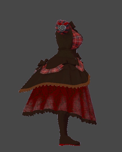 ミルティナ・伊奈波かや・御咲ライネ対応 バレンタインドレス