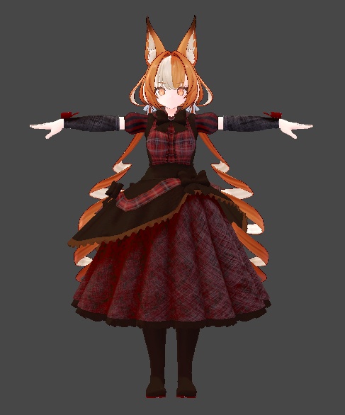 ミルティナ・伊奈波かや・御咲ライネ対応 バレンタインドレス