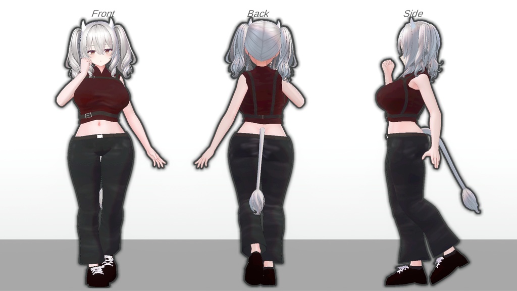 ミルティナ・伊奈波かや・御咲ライネ対応 ブーツカットパンツ衣装