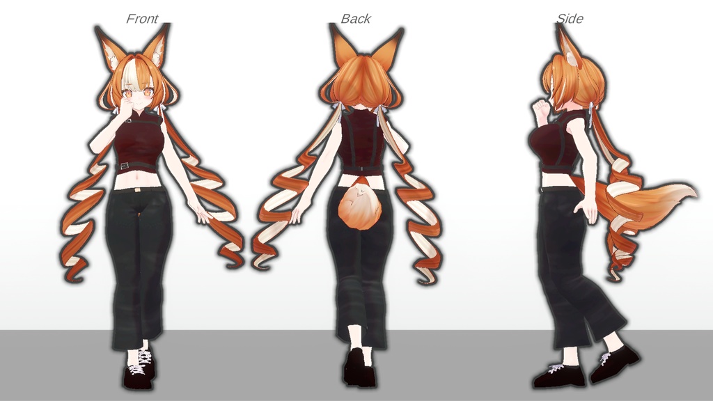 ミルティナ・伊奈波かや・御咲ライネ対応 ブーツカットパンツ衣装