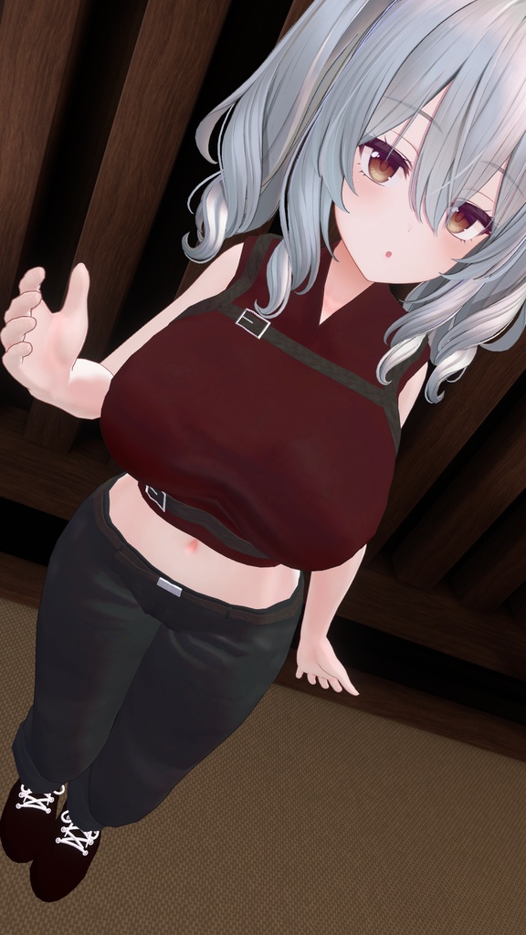 ミルティナ・伊奈波かや・御咲ライネ対応 ブーツカットパンツ衣装