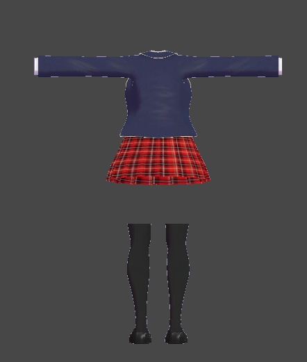 【無料】ティコ・ポプリ用 ブレザー制服風衣装