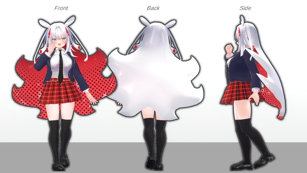 【無料】ティコ・ポプリ用 ブレザー制服風衣装