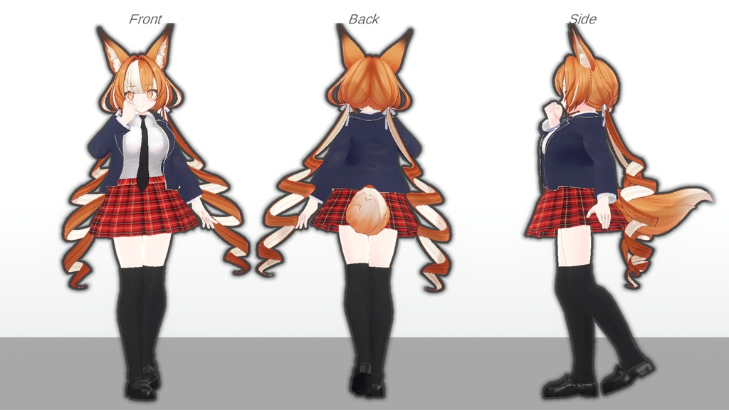 ミルティナ・伊奈波かや・御咲ライネ対応 ブレザー制服風衣装