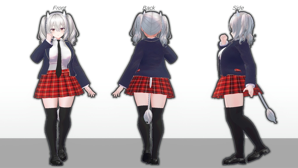 ミルティナ・伊奈波かや・御咲ライネ対応 ブレザー制服風衣装