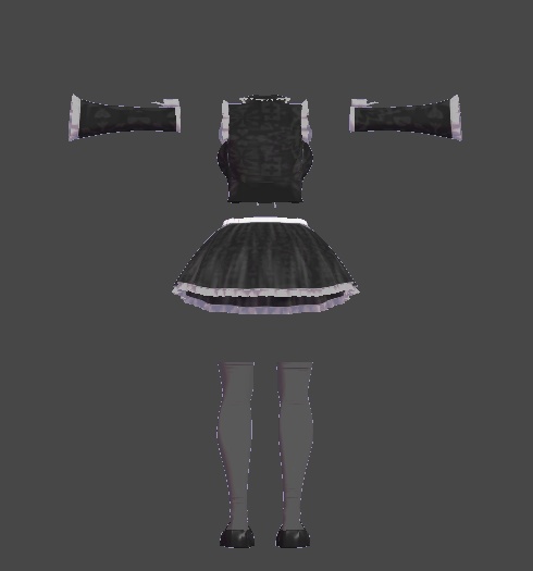 【無料】ティコ・ポプリ用 ガーリー系衣装