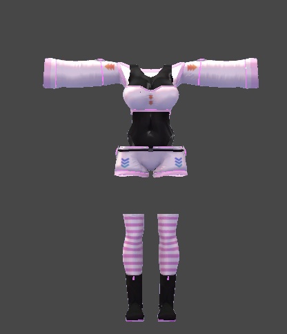 【無料】ティコ・ポプリ用 近未来風衣装