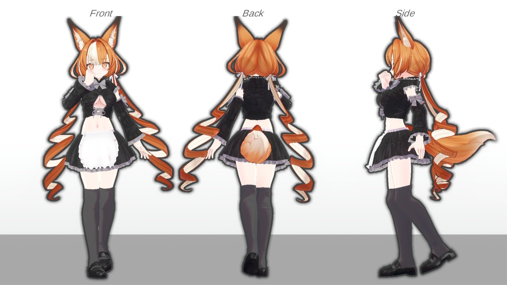 ミルティナ・伊奈波かや・御咲ライネ対応 ガーリー系衣装