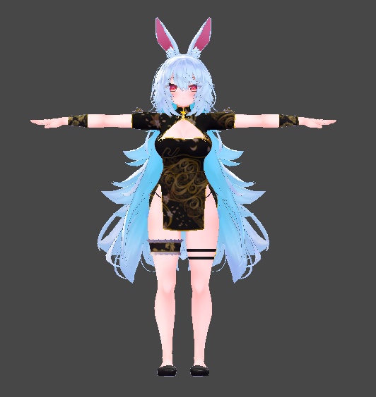 【無料】ティコ・ポプリ用 ミニチャイナドレス風衣装