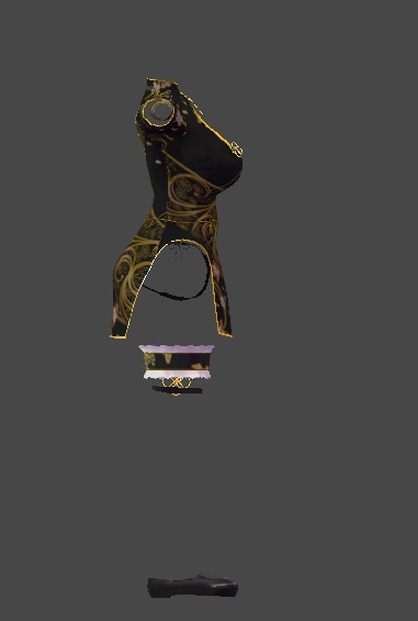 ミルティナ・伊奈波かや・御咲ライネ対応 ミニチャイナドレス風衣装