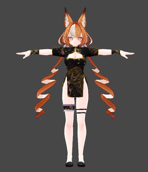 ミルティナ・伊奈波かや・御咲ライネ対応 ミニチャイナドレス風衣装