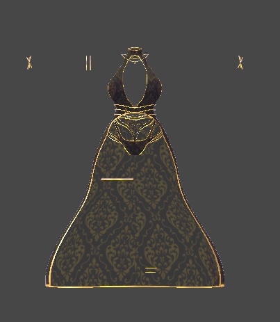 ミルティナ・伊奈波かや・御咲ライネ対応 ラグジュアリー水着衣装