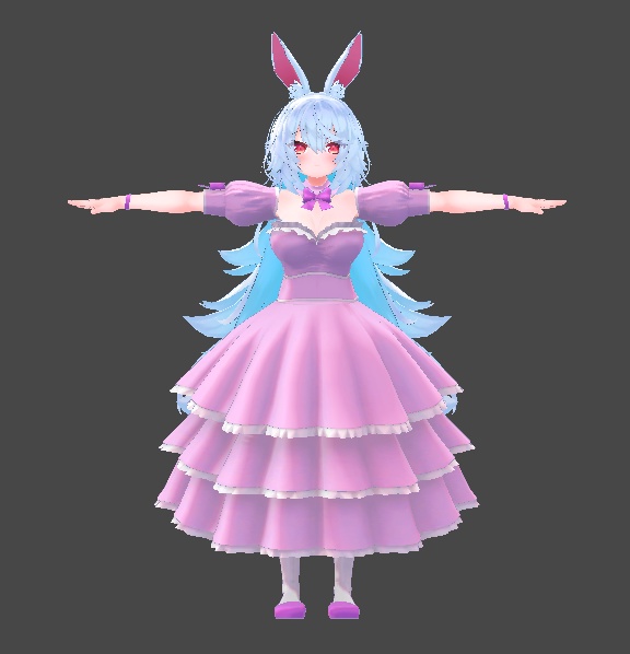 【無料】ティコ・ポプリ用 プリンセスドレス風衣装