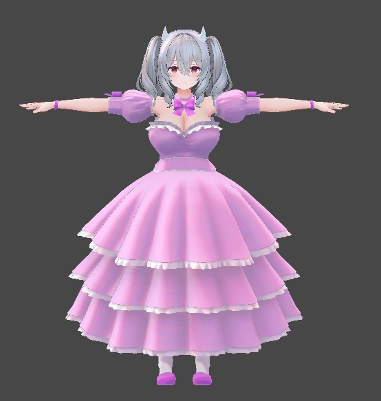 ミルティナ・伊奈波かや対応 プリンセスドレス風衣装