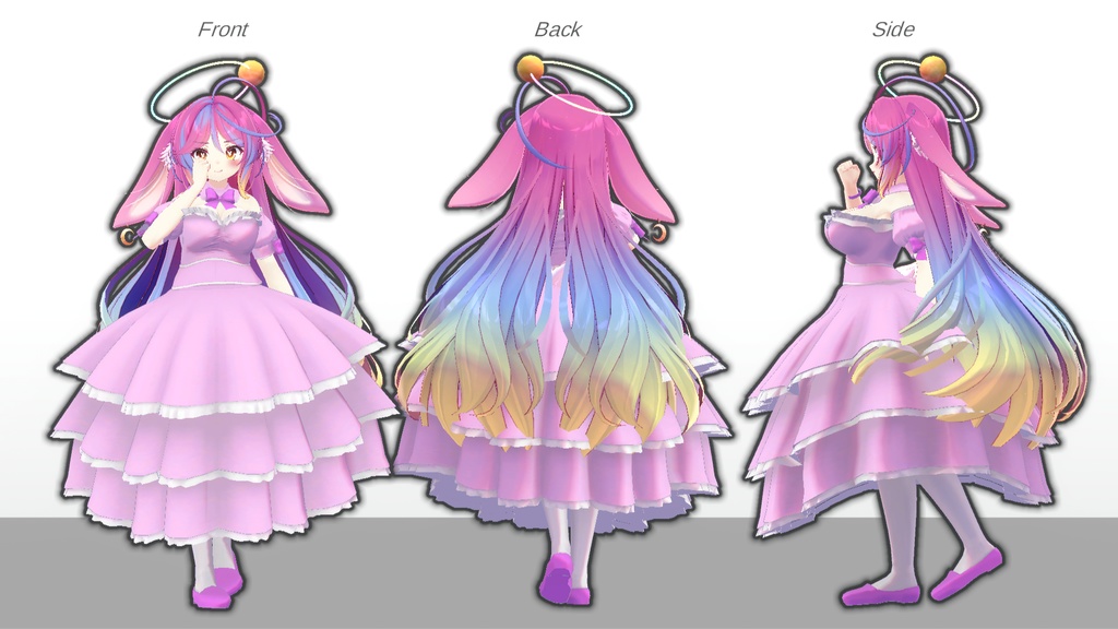 ミルティナ・伊奈波かや対応 プリンセスドレス風衣装